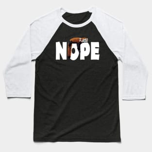 NOPE - Red Panda Baseball T-Shirt